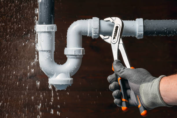 Professional Drain Cleaning technician working in Plains, TX